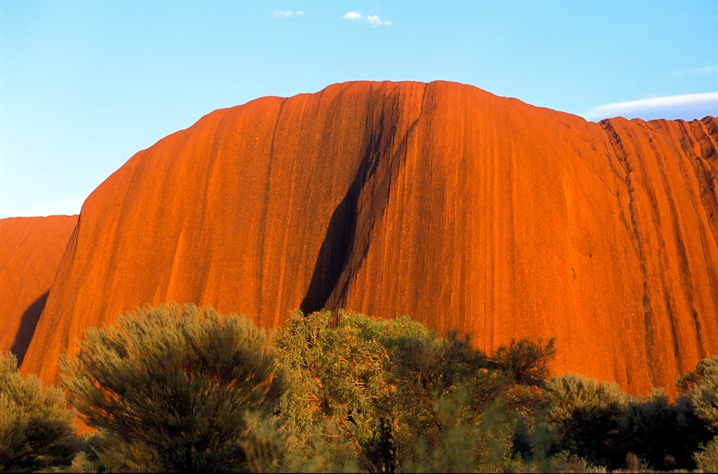 Australia uluru-steep part