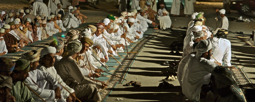 Omani village gather