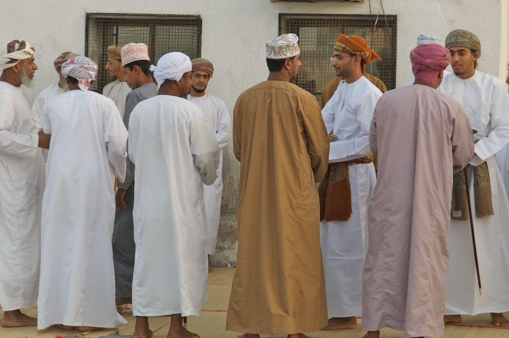 Omani wedding-men meet men